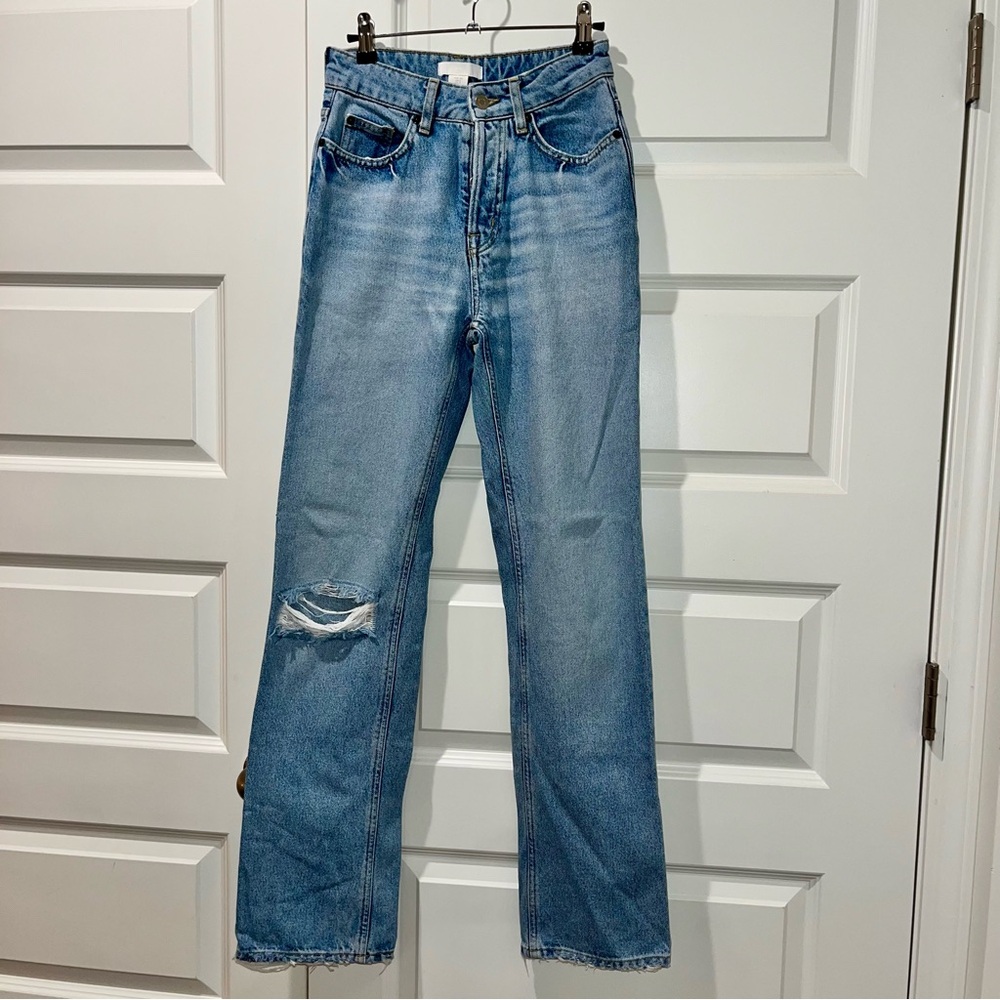 H&M denim jeans, size 2, never been worn.